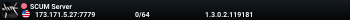 SCUM Server