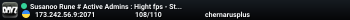 Susanoo Rune # Active Admins : Hight fps - Stamila+ / MODS / Mo