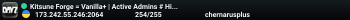 Kitsune Forge = Vanilla+ | Active Admins # Hight fps