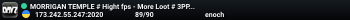 MORRIGAN TEMPLE # Hight fps - More Loot # 3PP = Stamila+  MODS