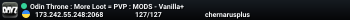 Odin Throne : More Loot = PVP : MODS - Vanilla+
