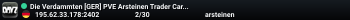 Die Verdammten [GER] PVE Arsteinen Trader Car Heli Quest