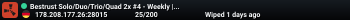 Bestrust Solo/Duo/Trio/Quad 2x #4 - Weekly | JUST FULLWIPED 03.
