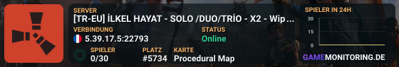 [TR-EU] İLKEL HAYAT - SOLO /DUO/TRİO - X2 - Wipe Weekly