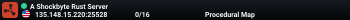A Shockbyte Rust Server