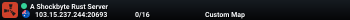 A Shockbyte Rust Server