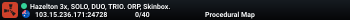 Hazelton 3x, SOLO, DUO, TRIO. ORP, Skinbox.