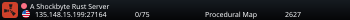 A Shockbyte Rust Server