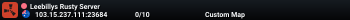Leebillys Rusty Server