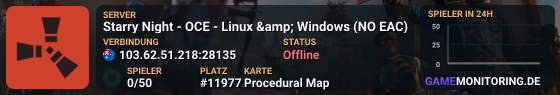 Starry Night - OCE - Linux &amp; Windows (NO EAC)