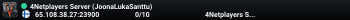 4Netplayers Server (JoonaLukaSanttu)