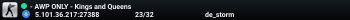 - AWP ONLY - Kings and Queens