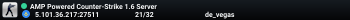 AMP Powered Counter-Strike 1.6 Server