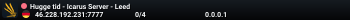 Hugge tid - Icarus Server - Leed