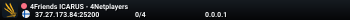 4Friends ICARUS - 4Netplayers