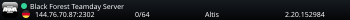 Black Forest Teamday Server
