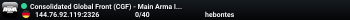 Consolidated Global Front (CGF) - Main Arma III Server