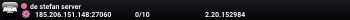 de stefan server