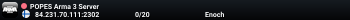 POPES Arma 3 Server