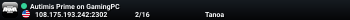 Autimis Prime on GamingPC