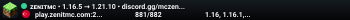 ᴢᴇɴɪᴛᴍᴄ • 1.16.5 → 1.21.10 • discord.gg/mczenit ᴛʀᴀᴘ | ᴘʀᴀᴛɪᴋ | sᴋʏʙʟᴏᴄᴋ | ᴅᴀɪʀᴇ | ʙᴏxᴍɪɴɪɴɢ