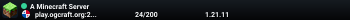 A Minecraft Server
