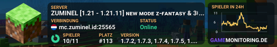 ZUMINEL [1.21 - 1.21.11] sᴜʀᴠɪᴠᴀʟ | ғɪsʜɪɴɢ | ᴠᴀɴɪʟʟᴀ | ᴍᴏᴅ ʀᴘɢ