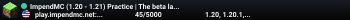 ImpendMC (1.20 - 1.21) Practice | The beta launch is now live!