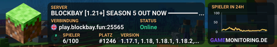 BLOCKBAY [1.21+] SEASON 5 OUT NOW ━━━━━━━━━━━━━━━━━ Updates @ ᴅɪsᴄᴏʀᴅ.ɢɢ/ʙʟᴏᴄᴋʙᴀʏ