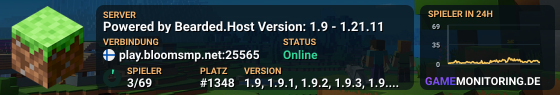 Powered by Bearded.Host Version: 1.9 - 1.21.11