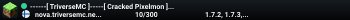 ------[ TriverseMC ]-----[ Cracked Pixelmon ]------- BattleTower - Warzone - Raid Bosses -