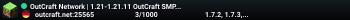 OutCraft Network | 1.21-1.21.11 OutCraft SMP | WEEKLY EVENTS