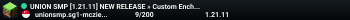 UNION SMP [1.21.11] NEW RELEASE » Custom Enchants • Spawners •Fishing • Duels