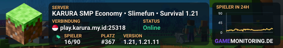 KARURA SMP Economy • Slimefun • Survival 1.21