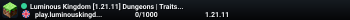 Luminous Kingdom [1.21.11] Dungeons | Traits | Claims | Playstyle ➥ Join Now!