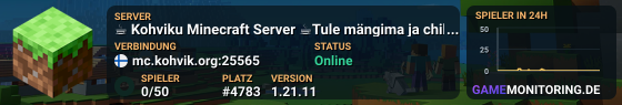 ☕ Kohviku Minecraft Server ☕Tule mängima ja chillima koos sõpradega!
