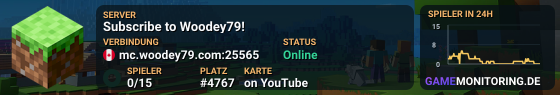 Hello Anonymous! Welcome to WoodeyCraft!