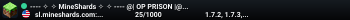 ---- ✧ ✧ MineShards ✧ ✧ ---- @| OP PRISON |@ Reset! New Levels Update FREE RANK