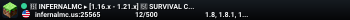 🔥 INFERNALMC ▸ [1.16.x - 1.21.x] 🔥 SURVIVAL CUSTOM ▪ ¡Entra y disfruta!