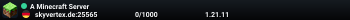 A Minecraft Server