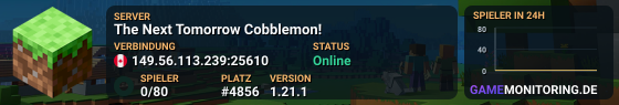 The Next Tomorrow Cobblemon!