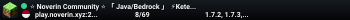 MiniMOTD Default MiniMessage Gradients