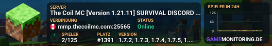 The Coil MC [Version 1.21.11] SURVIVAL DISCORD -------------------------- EVENTS SKILLS