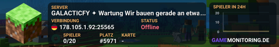 GALACTICFY ✦ Wartung Wir bauen gerade an etwas Neues