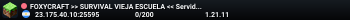 FOXYCRAFT >> SURVIVAL VIEJA ESCUELA << Servidor dedicado a STREAM.