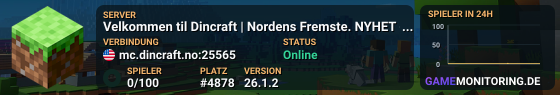Velkommen til Dincraft | Nordens Fremste. NYHET - Vår offesielle modpakke er nå ute!