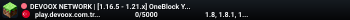 DEVOOX NETWORK | [1.16.5 - 1.21.x] OneBlock Yeni Sezon: 22 Nisan
