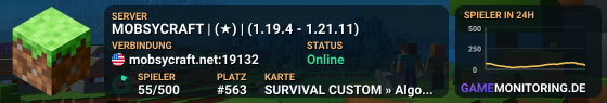 MOBSYCRAFT | (★) | (1.19.4 - 1.21.11)