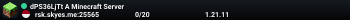 dPS36LjTt A Minecraft Server