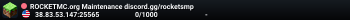 ROCKETMC.org Maintenance discord.gg/rocketsmp